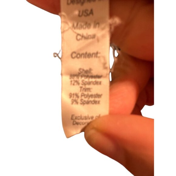 ๐ 2/$20 Road Runner Two Tones Turquoise Athletic Pullover with Thumb Holes sz L - Picture 10 of 10